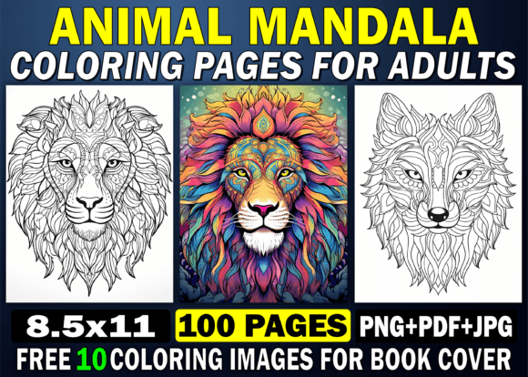 Adults Animal Mandala Coloring Pages Kdp: A Designer's Toolkit for Instant Publishing