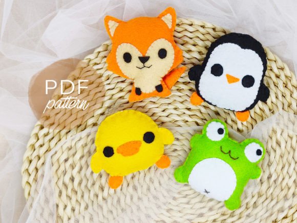 Animal Bundles Felt Sewing Pattern: A Guide to Handmade Charm