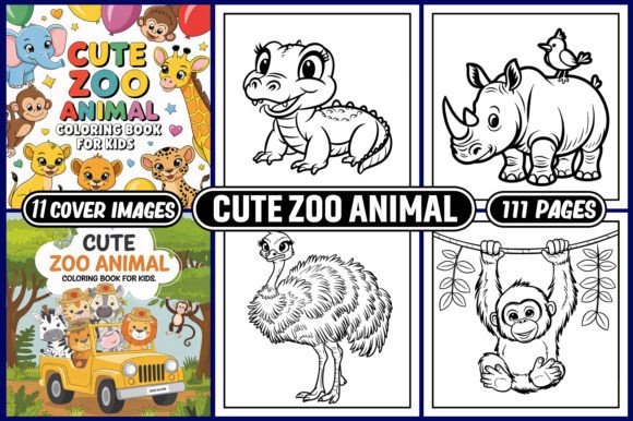 Cute Zoo Animal Coloring Pages for Kids: A Designer's Guide