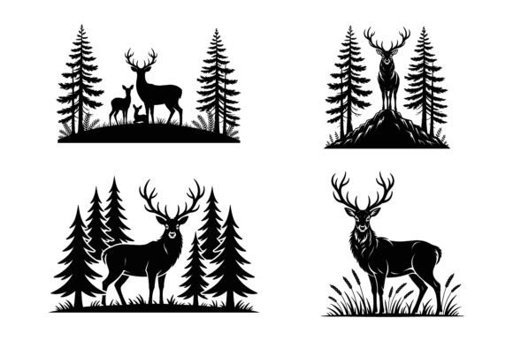 Forest Animal Silhouette Bundle: Elevate Your Nature-Inspired Designs