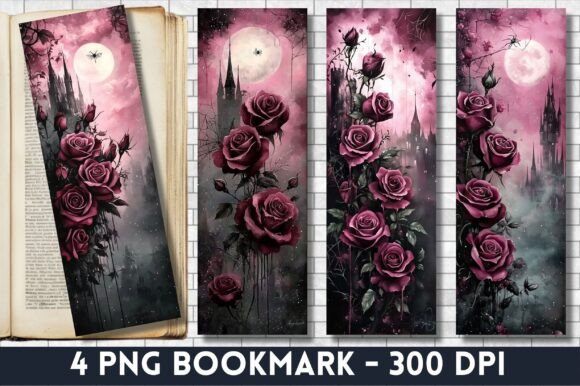 Gothic Bookmark Floral Bookmarks: A Designer's Guide to This Digital Asset
