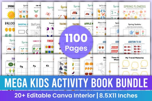 Mega Kids Activity Book Bundle: Unlocking Creative Potential for Publishers