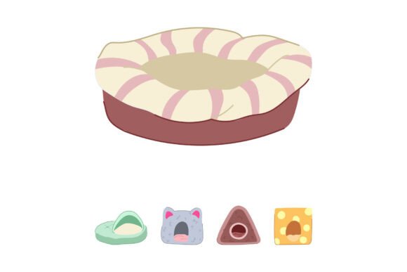 Pet Bed and Cozy Animal Houses Illustrat: A Font for Brands with Heart