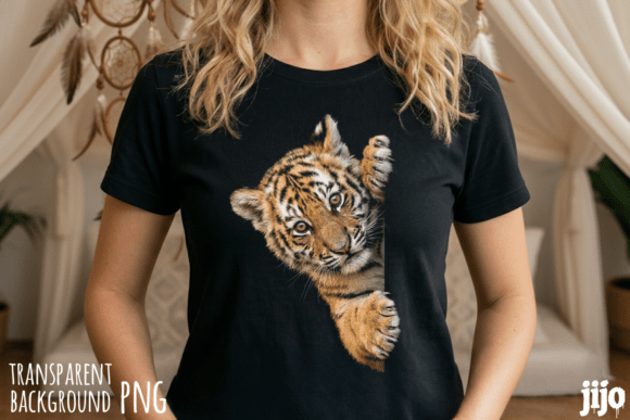 Tiger Cub Wildlife Animal PNG: A Roaring Asset for Your Designs
