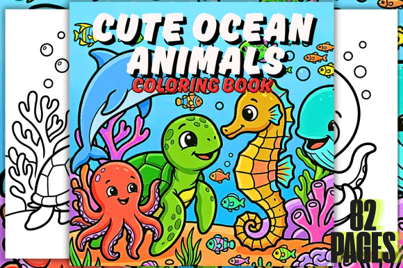 Unleash Your Creativity with the Ocean Animal Friends Coloring Book
