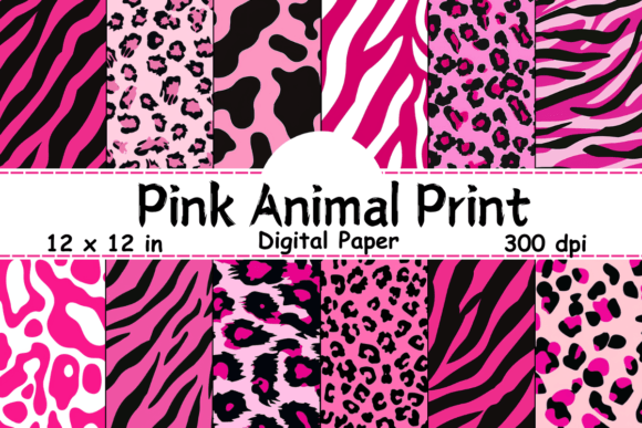 Unleashing Wild Elegance with Pink Animal Print Seamless Pattern